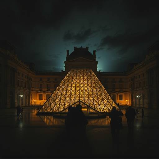 Affiche de la série 'L'Énigme du Louvre'