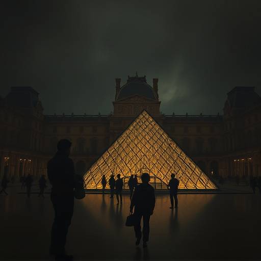 Affiche de la série 'L'Énigme du Louvre'